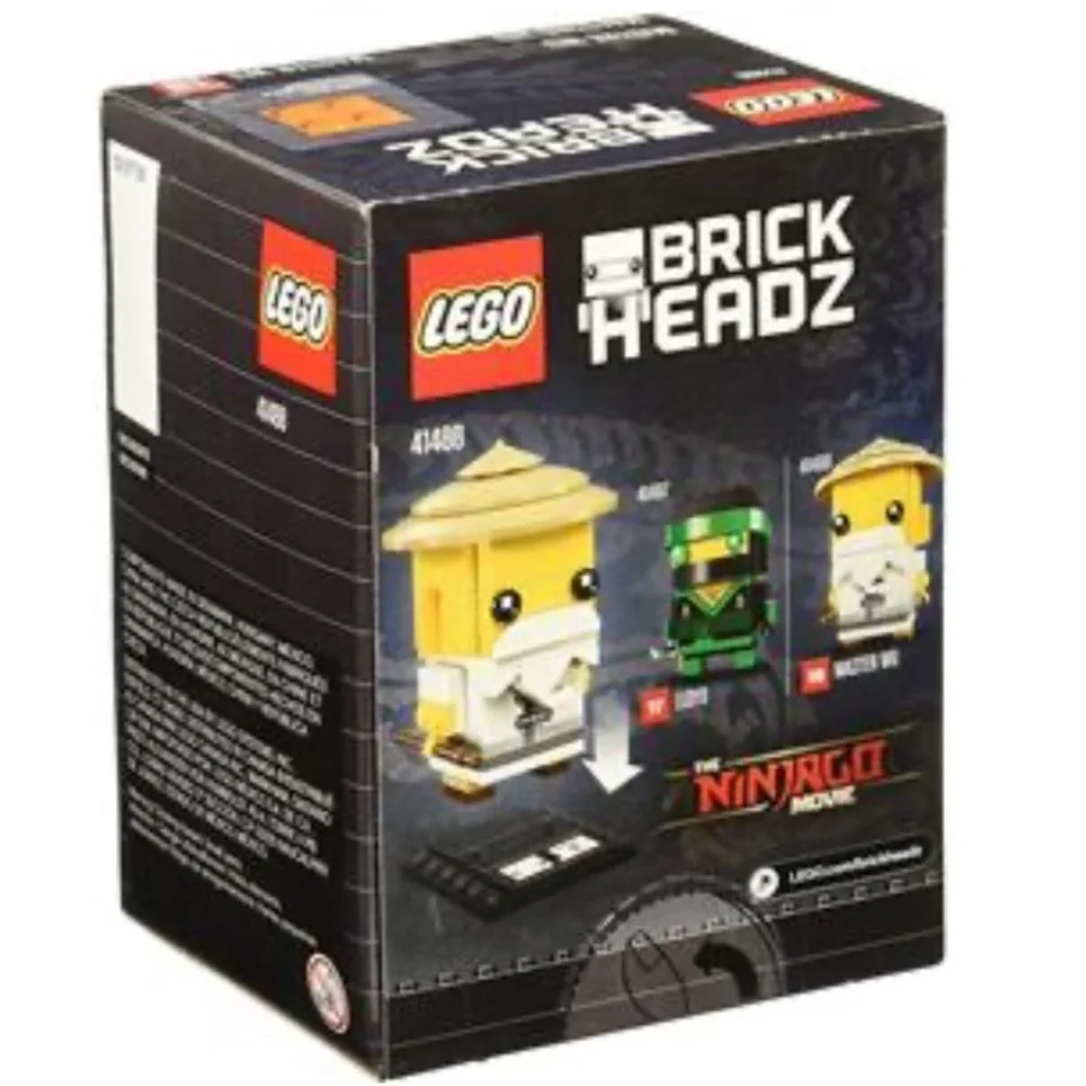 Lego Brick Headz ninjago Master Wu set 41488 new in sealed box 89 pieces rare
